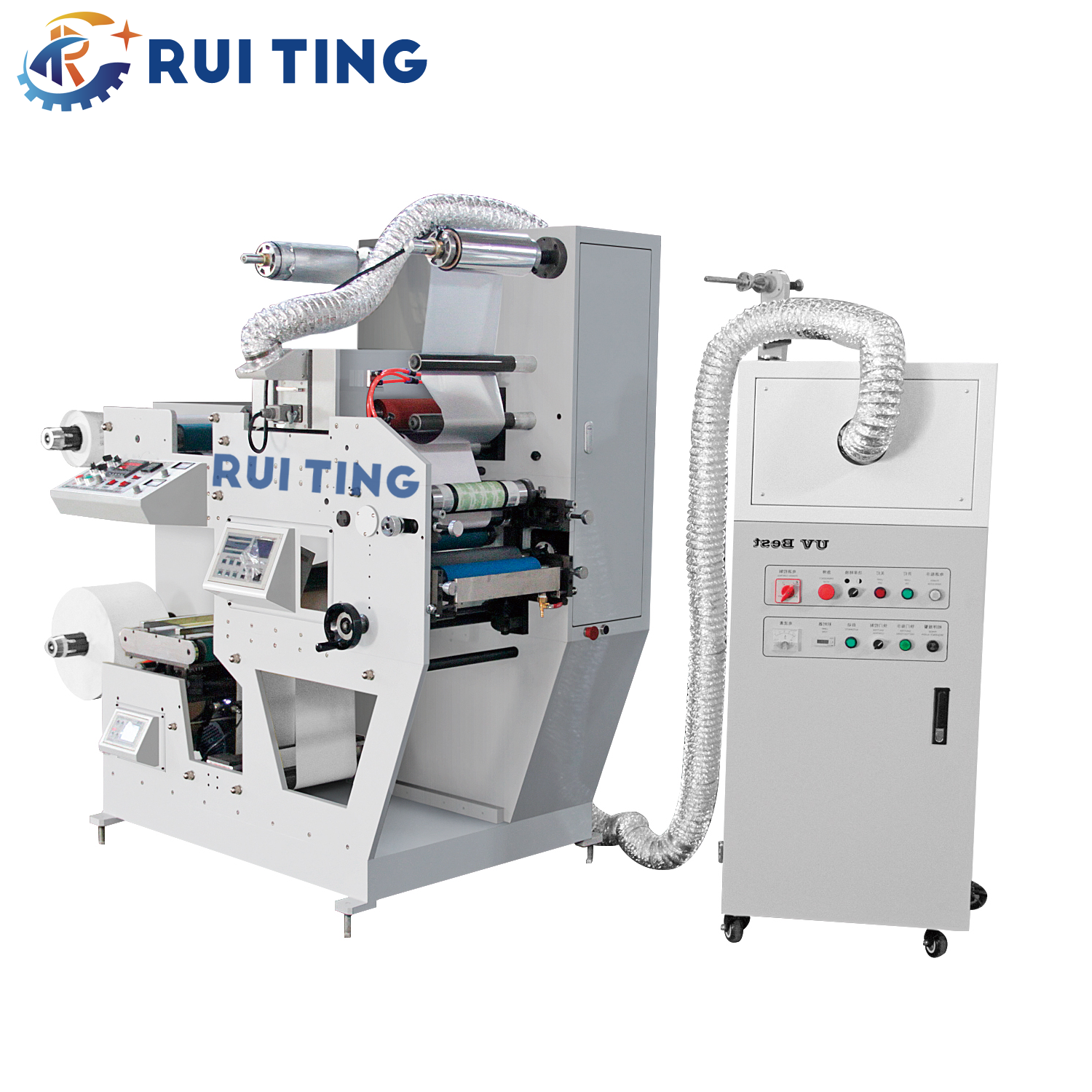coating flexo printing machine Beschichtungs-Flexodruckmaschine