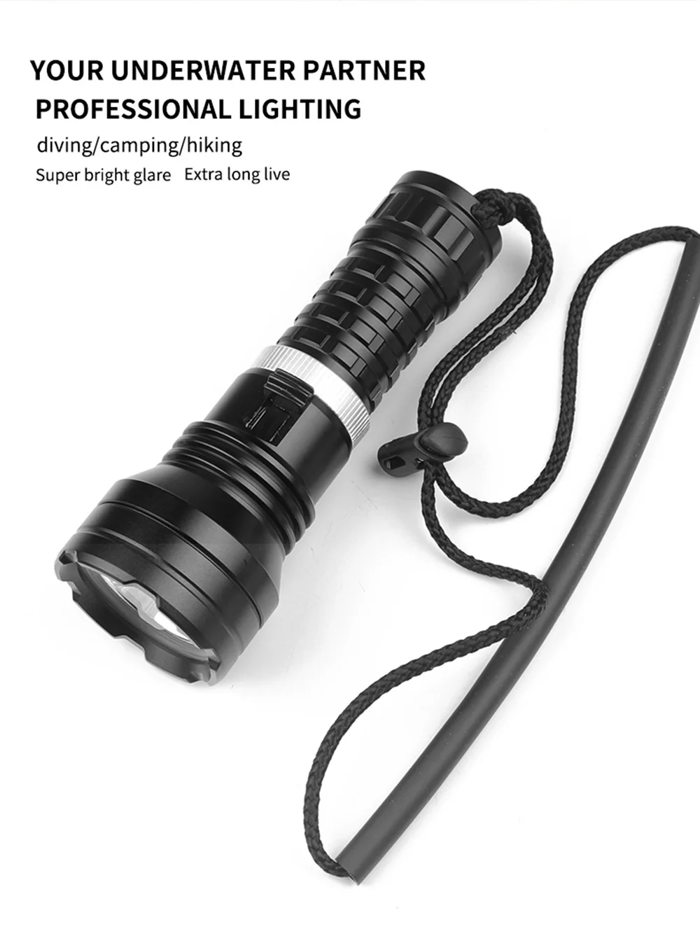 LO-086 1500 Lumens XHP70 Diving Flashlight heliuslights 17 LO-086 1500 流明 XHP70 潛水手電筒 heliuslights 17