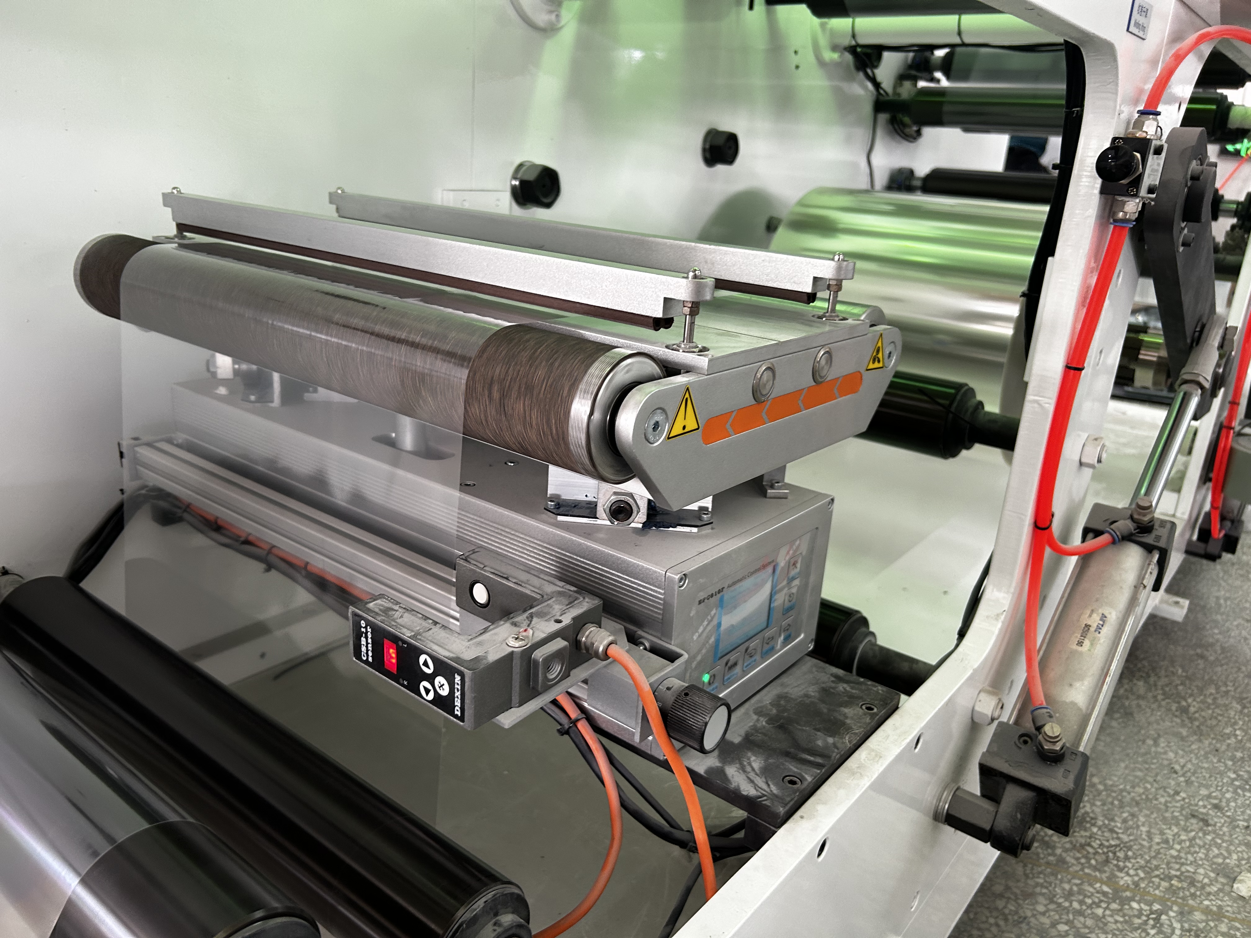 coating flexo printing machine Beschichtungs-Flexodruckmaschine