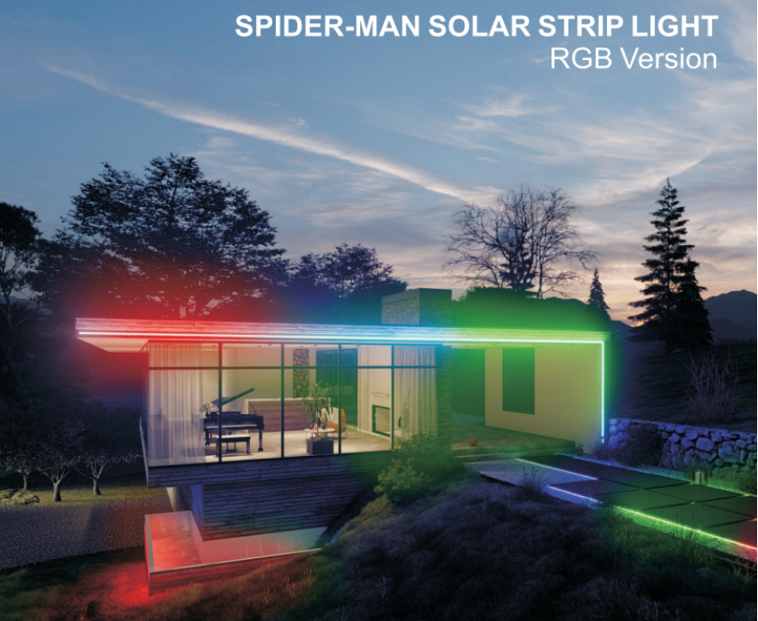 Solar-Strip-Light-RGB 太阳能灯条-RGB