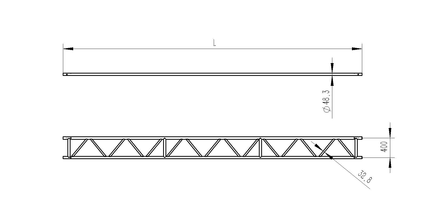 Alloy Beam sizes Afmetingen legeringsbalken