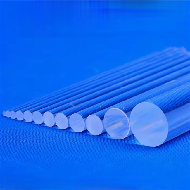 Cutting 2-500mm quartz rod Corte de varilla de cuarzo de 2-500 mm