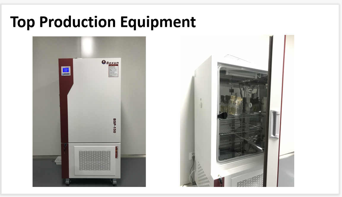 Top production equipment 高端生產設備