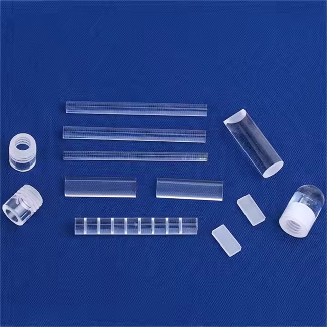 High Purity Fused Solid Quartz Rod Factory Usine de tiges de quartz solide fondu de haute pureté