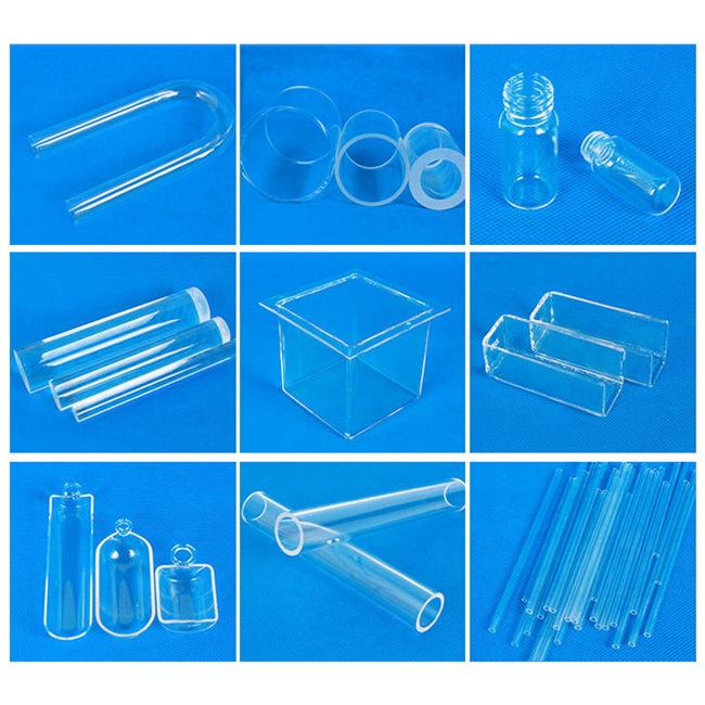 High temperature resistant quartz furnace tube Tube de four à quartz résistant aux hautes températures