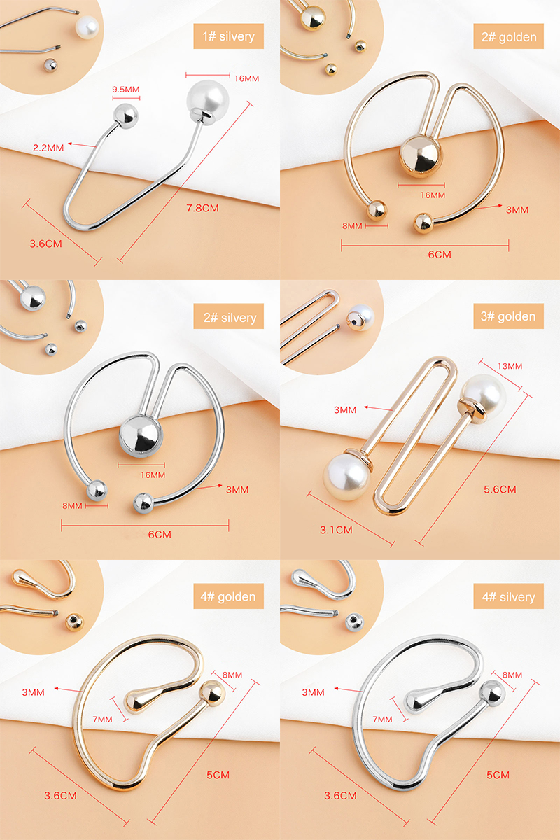 Screw style irregular metal buckle Fibbia in metallo irregolare stile vite