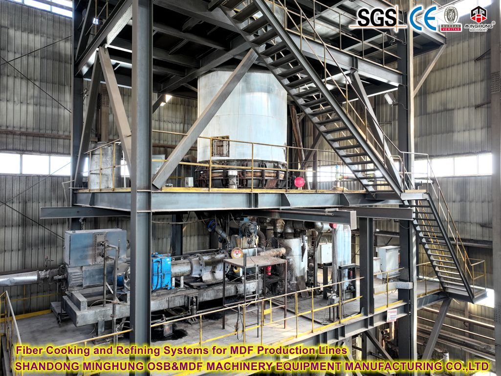 Fiber Cooking and Refining Systems for MDF Production Lines Faserkoch- und Raffinierungssysteme für MDF-Produktionslinien