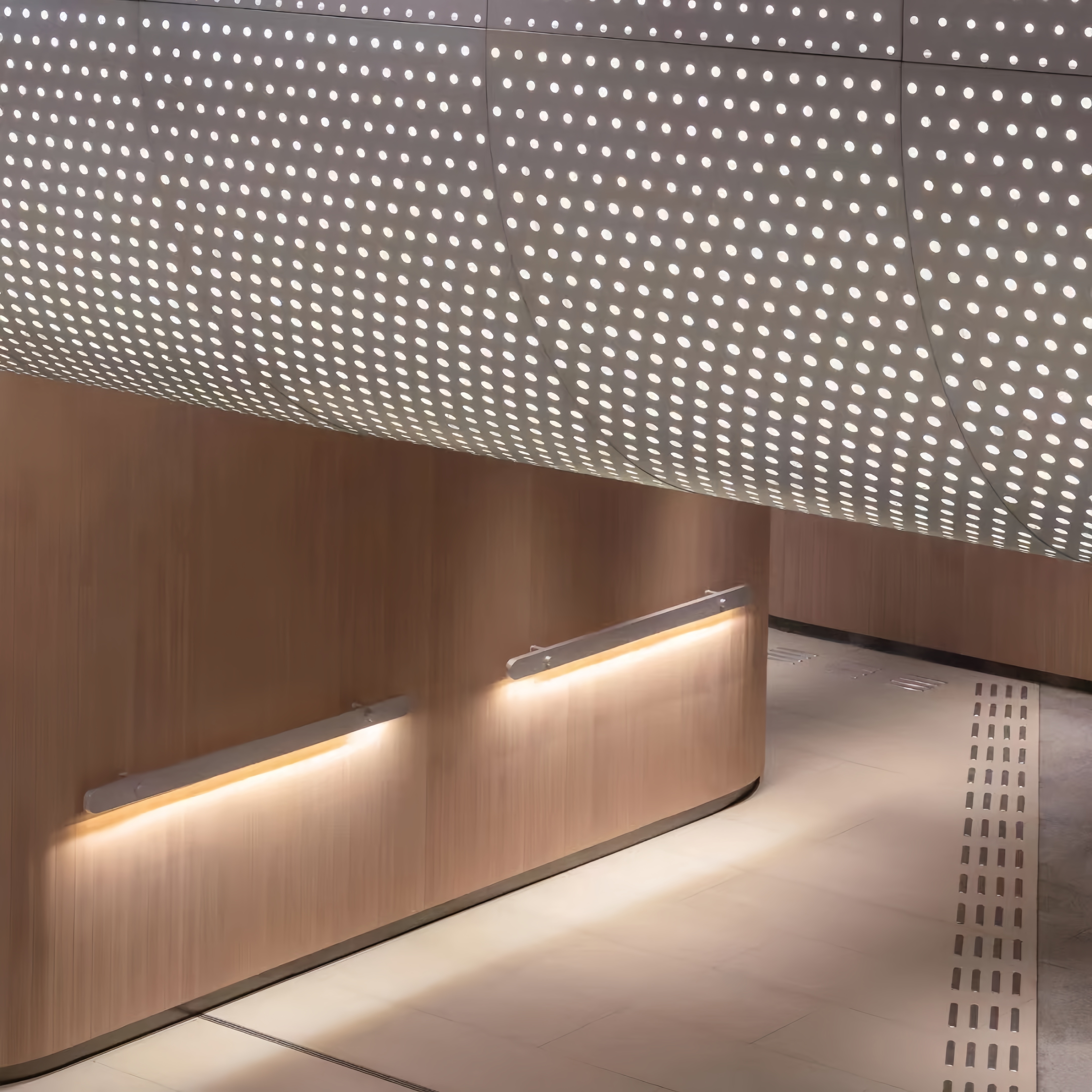 installation of tactile indicator installazione indicatore tattile