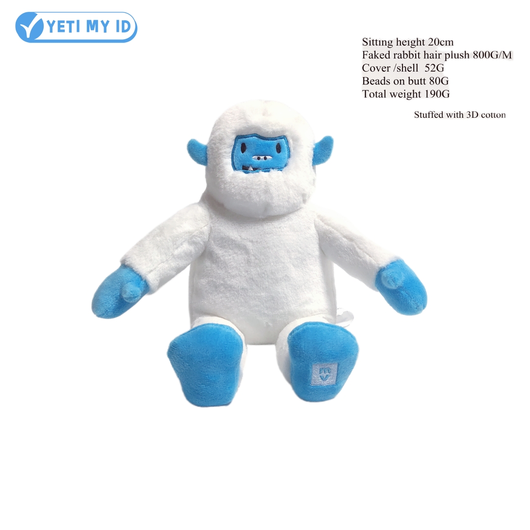 Yeti plush toy DETAILS Yeti sagte speelding BESONDERHEDE