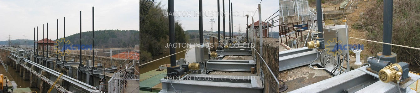 machine screw jack jt series application applicazione del martinetto a vite della serie jt
