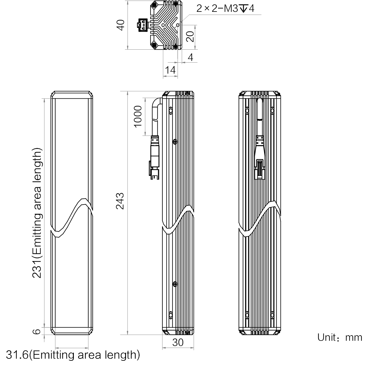 MV-LLDS-H-250-40-IR940 MV-LLDS-H-250-40-IR940