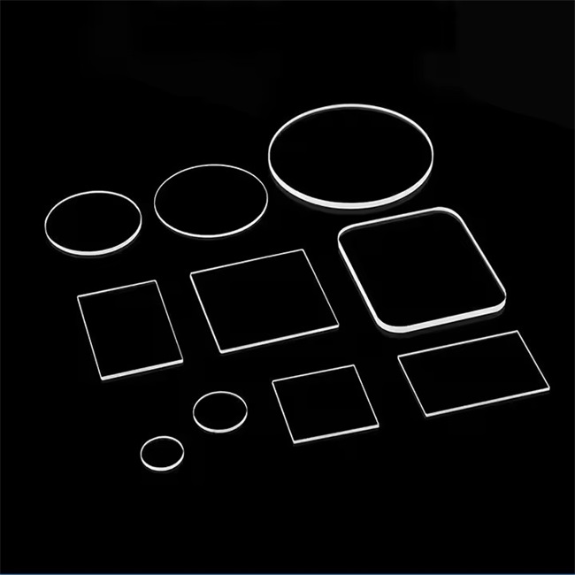 0.5-100mm high-purity optical fused silica glass plate Manufacturer 0,5-100 mm hochreine optische Quarzglasplatte Hersteller