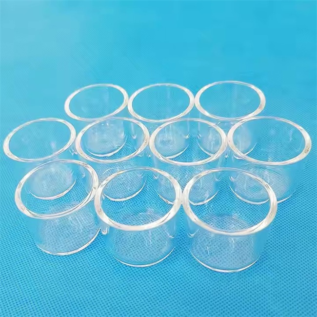 Environmental testing quartz crucible Quarztiegel für Umwelttests