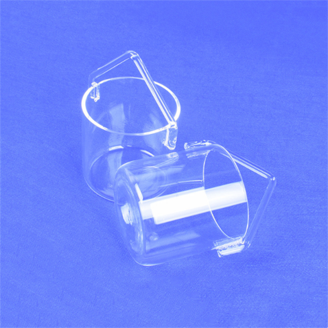 Laboratory quartz beaker measuring cup manufacturer Produttore di misurini da laboratorio per bicchieri in quarzo