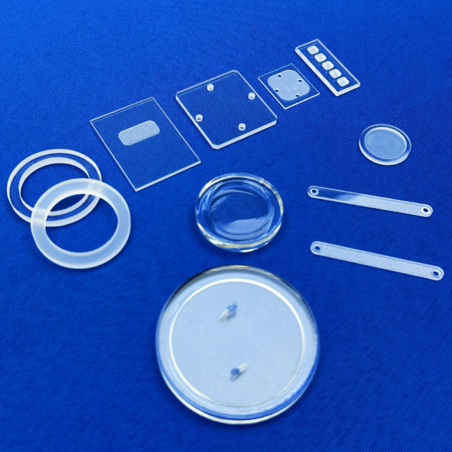 High-purity welded and cut quartz components Wholesaler Grossiste de composants en quartz soudés et coupés de haute pureté