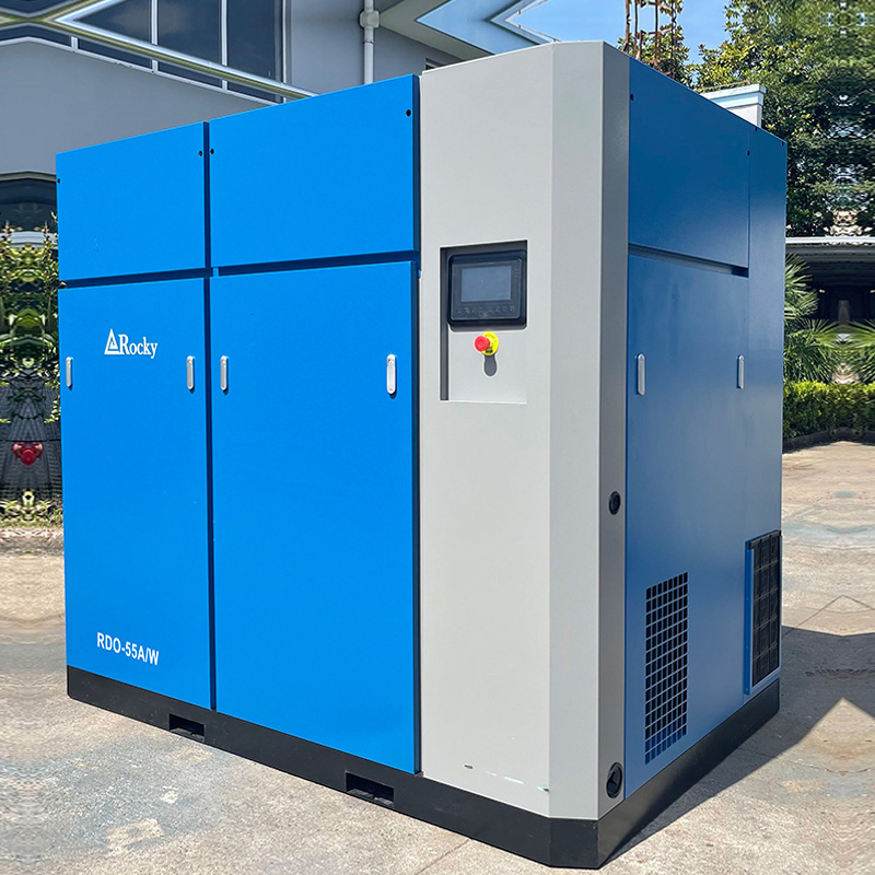 Dry Oil Free Screw Air Compressor Pemampat Udara Skru Bebas Minyak Kering