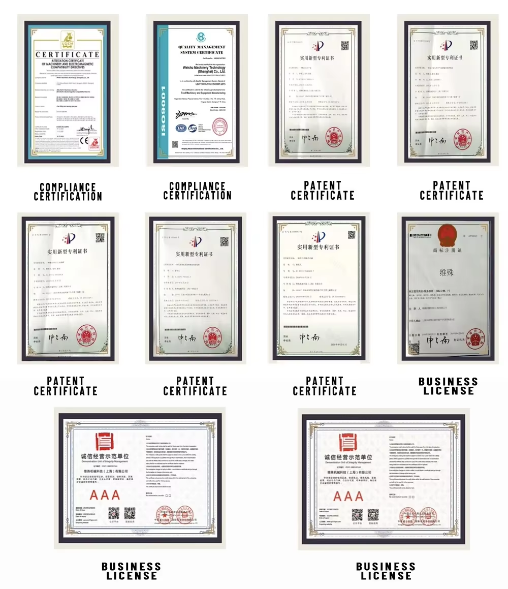 Internationally Recognized ISO 9001 Certification - Guarantee of Consistent Quality Weishu の ISO 9001 品質マネジメントシステム認証