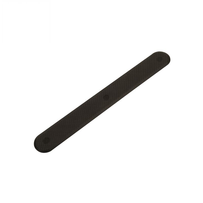 black aluminium tactile strip striscia tattile in alluminio nero