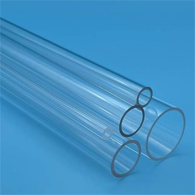 Thin wall fused silica glass tube Dünnwandiges Quarzglasrohr