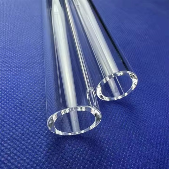 Outer diameter 1-500mm transparent open quartz tube Tube de quartz ouvert transparent de diamètre extérieur 1-500 mm