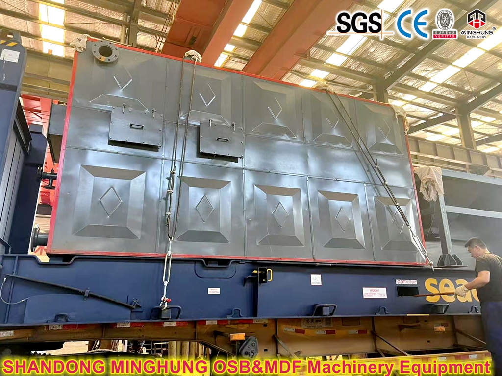 MINGHUNG Oil boiler to India OSB plant غلاية زيت MINGHUNG الصينية لمصنع OSB الهندي