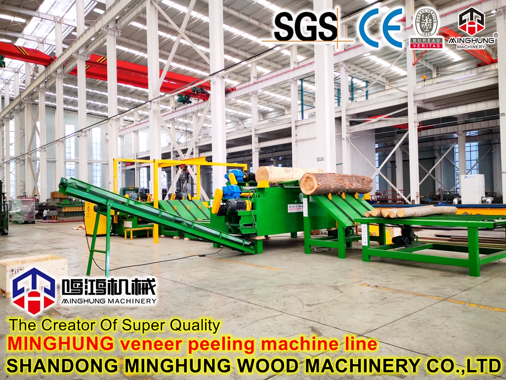 pine debarking lathe такарны станок для лушчэння шпону