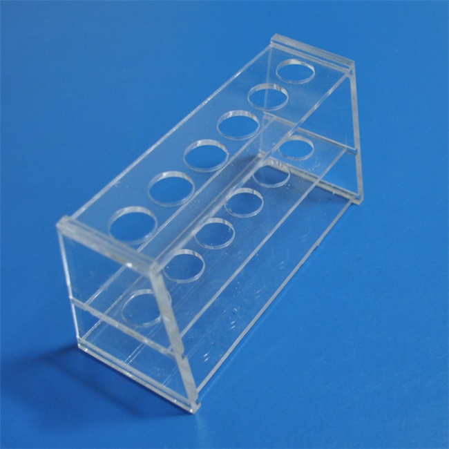 Laboratory quartz glass test tube holder-1 Labor-Reagenzglashalter aus Quarzglas-1