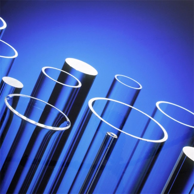Aerospace grade fused silica glass tube Tubo de vidrio de sílice fundida de grado aeroespacial