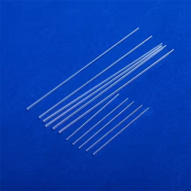 0.1mm 0.2mm 0.3mm 0.4mm 0.5mm Capillary quartz glass rod 0.1 مم 0.2 مم 0.3 مم 0.4 مم 0.5 مم قضيب زجاج الكوارتز الشعري