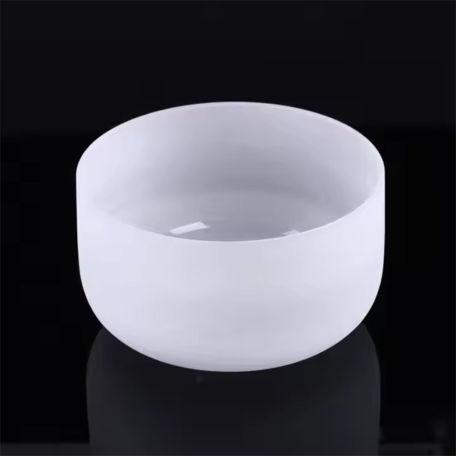 Outer diameter 20-800mm milky white fused silica crucible Crogiolo in silice fusa bianco latte con diametro esterno 20-800 mm