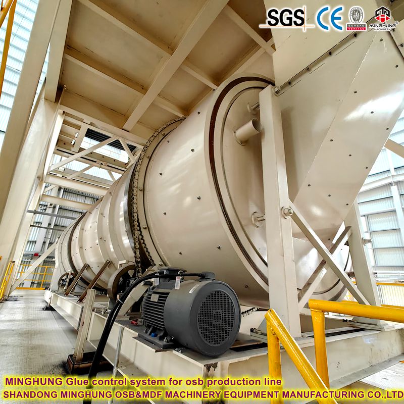 OSB Glue control system for osb production line MINGHUNG OSB MDF Сістэма кантролю клею для OSB вытворчай лініі