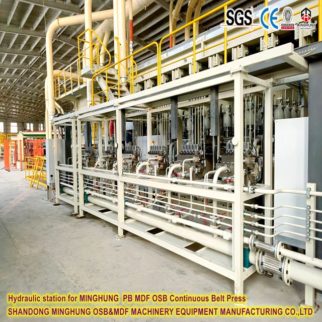 Hydraulic station for MINGHUNG PB MDF OSB Continuous Belt Press Гідраўлічная станцыя для бесперапыннага істужачнага прэса MINGHUNG PB MDF OSB