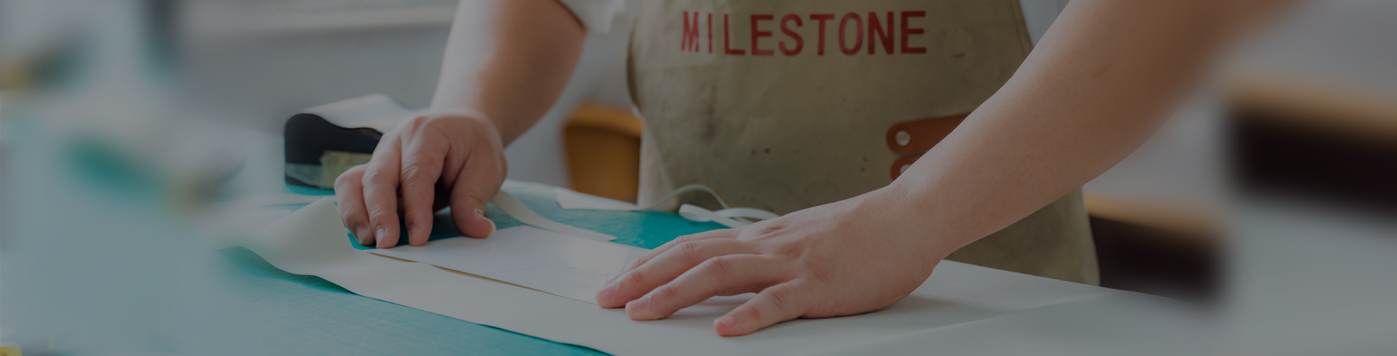 Milestone Worker Cutting Bag Pattern Pieces