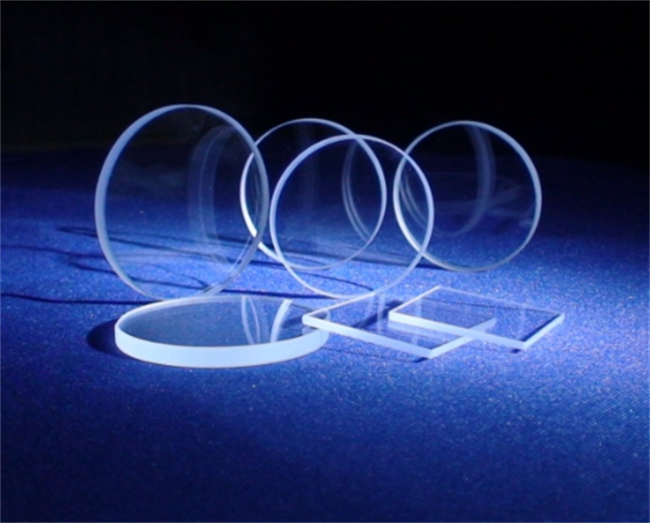Polished quartz glass lens wholesaler Grossiste de lentilles en verre de quartz poli