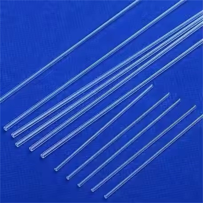 Small diameter quartz glass tube Tubo in vetro al quarzo di piccolo diametro