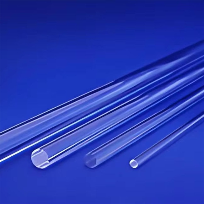 OEM polished and frosted quartz rods price سعر قضبان الكوارتز المصقولة والمتجمدة OEM