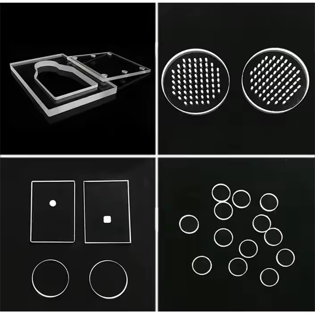 Fused silica optical JGS1 JGS2 JGS3 glass plate Optische JGS1 JGS2 JGS3 Glasplatte aus Quarzglas