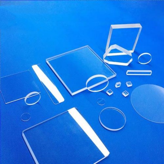 High strength fused silica glass plate Lastra di vetro di silice fusa ad alta resistenza