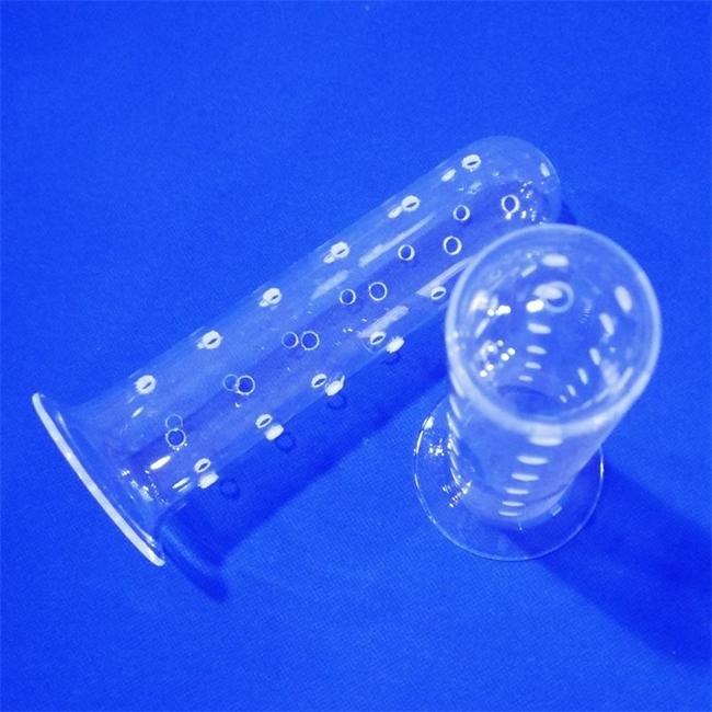 High precision quartz porous tube supplier Fournisseur de tubes poreux en quartz de haute précision