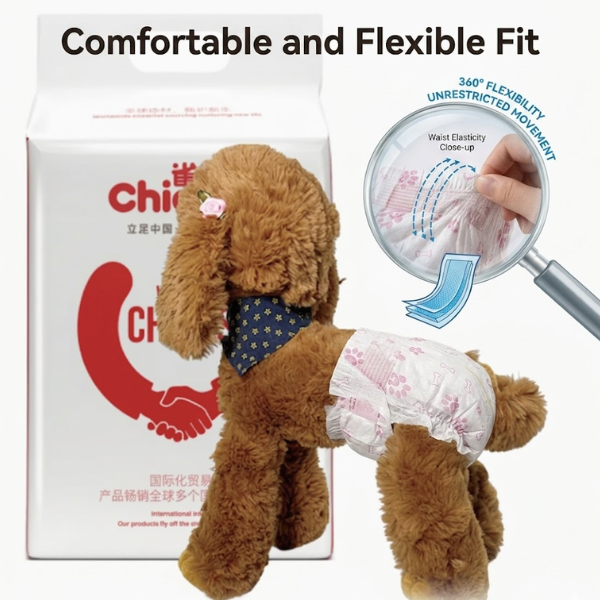 comfortable and flexible pet diapers pannolini per animali comodi è flessibili