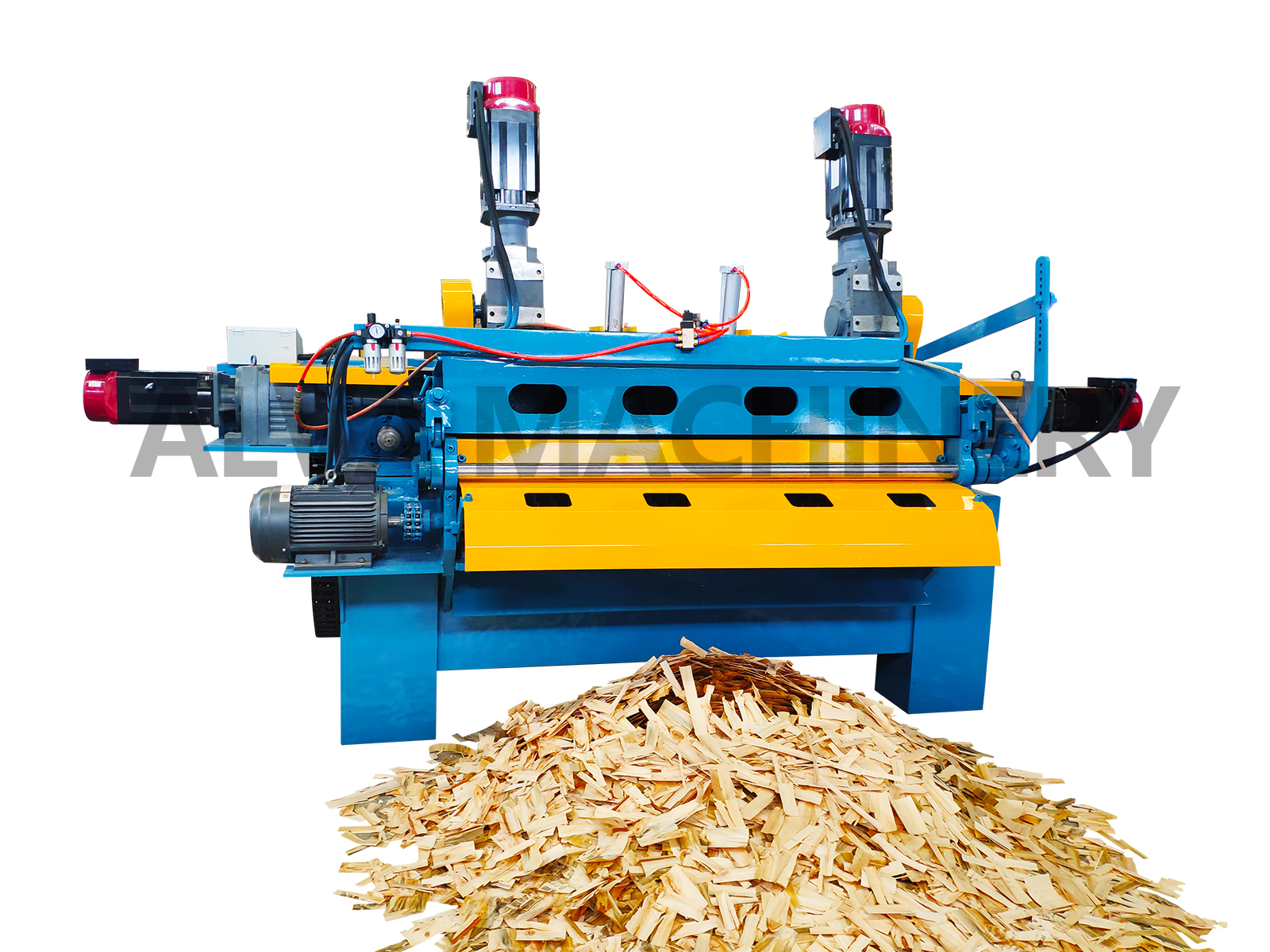 Machine à éplucher les placages OSB