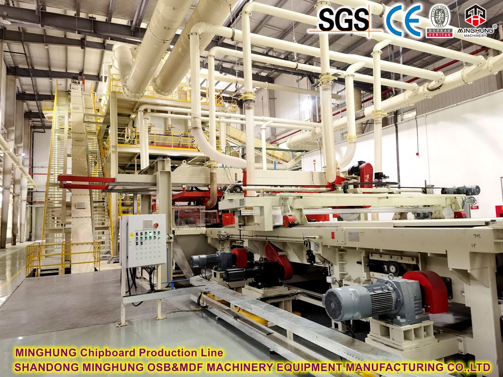 MINGHUNG Chipboard Production Line MINGHUNG Çip önümçilik liniýasy