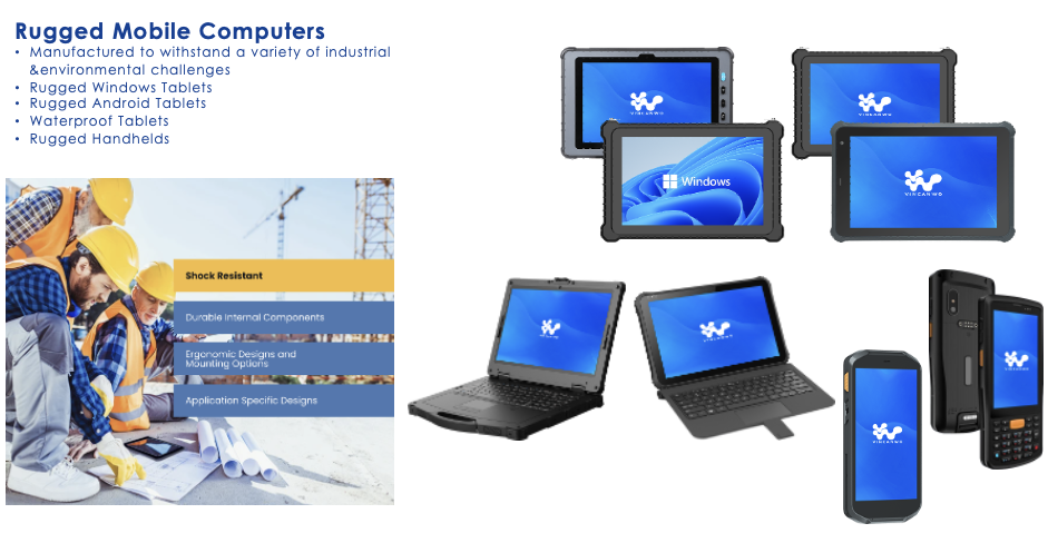 Rugged Mobile Computers أجهزة الكمبيوتر المحمولة الوعرة