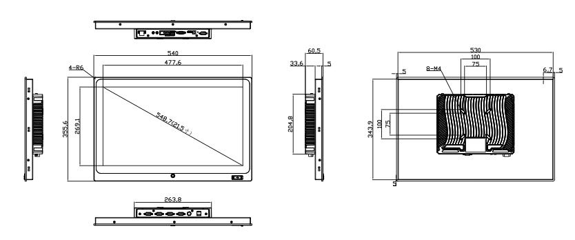 21.5%22 RFID Panel PC | VFWS-215_Vincanow Group 21,5%22 RFID Panel Kompyuter | VFWS-215_Vincanow guruhi