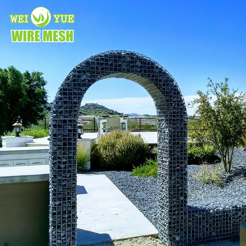 Gabion-arch9 Gabionenbogen9
