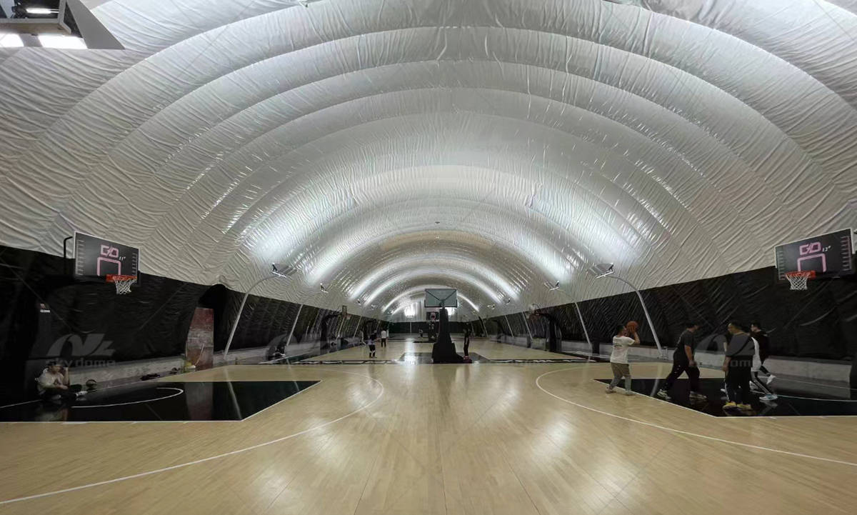 Wuxi basketball air dome ເດີ່ນກິລາບານບ້ວງ Wuxi