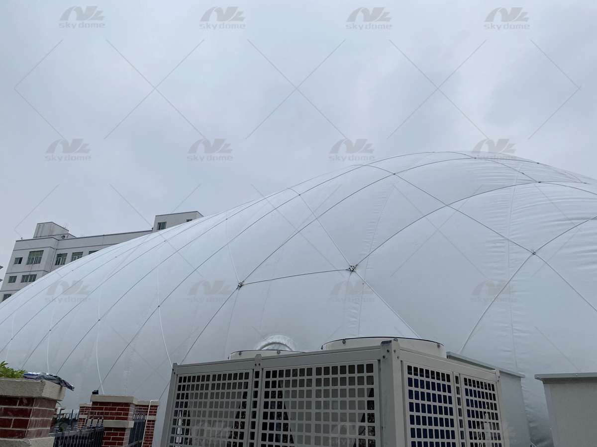 air supported structure basketball dome Θόλος μπάσκετ δομής με υποστήριξη αέρα