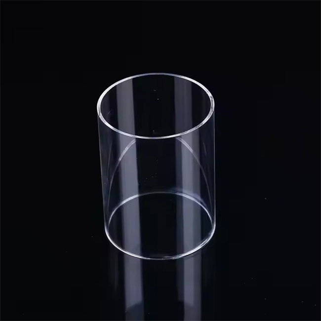 Diameter 100-600mm fused silica flange tube Tubo flangiato in silice fusa diametro 100-600 mm