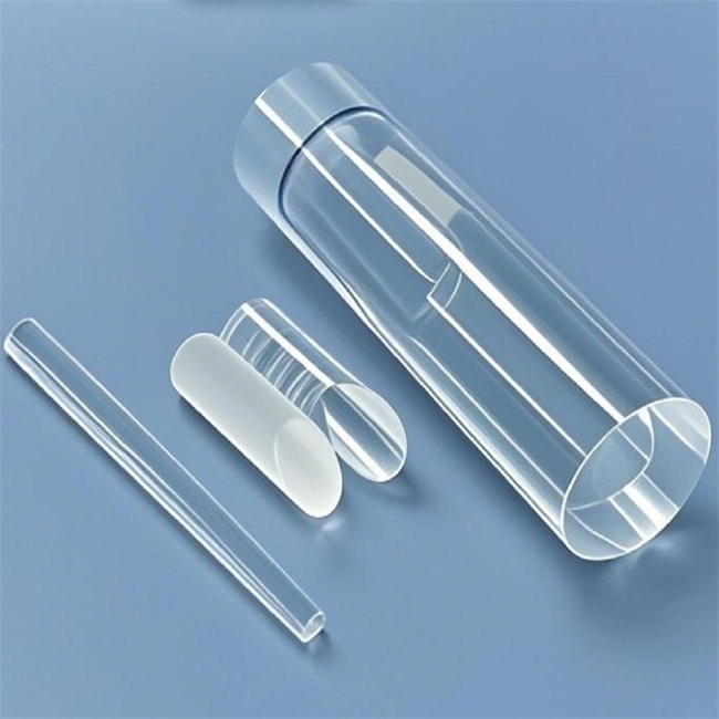 OEM cylindrical quartz light guide rod OEM قضيب توجيه ضوء الكوارتز أسطواني