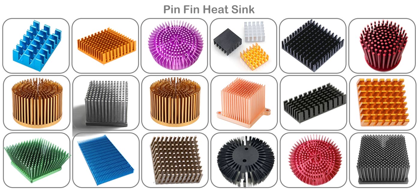 Pin-Fin-Heat-Sink Pin-Fin-Kühlkörper